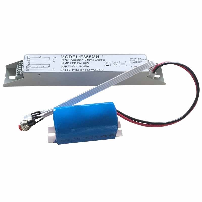 Fonte di alimentazione della luce di emergenza a LED Batteria agli ioni di litio 14,8V 2,25Ah 3 ore F355M