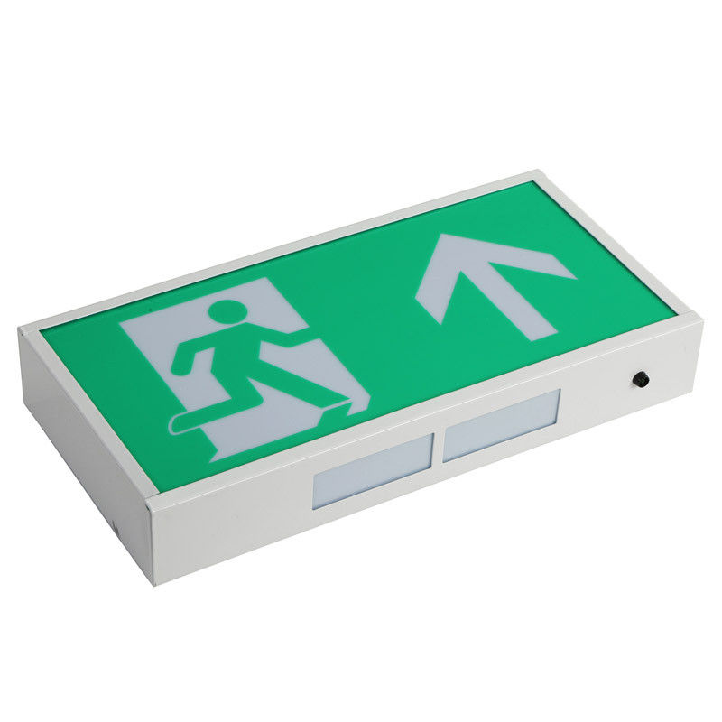 Segnaletica di uscita a LED con batteria di riserva 60 pezzi 3014 SMD LED colore verde IP20 SL060AM