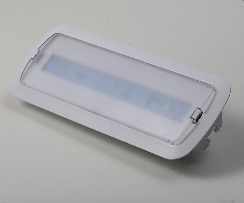 200lm Luce di emergenza a LED da incasso commerciale a batteria con backup della batteria 6 pezzi SMD 5730 L116N-B1