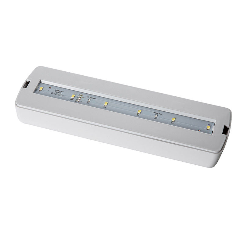 200lm Luce di emergenza a LED da incasso commerciale a batteria con backup della batteria 6 pezzi SMD 5730 L116N-B1