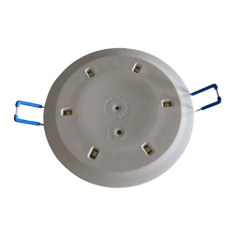 6pcs 5730 Commerciale LED 3W soffitto incassato luce d'emergenza con batterie di riserva IP20 Case in acciaio L117N