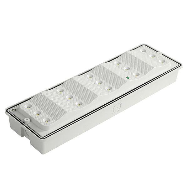 110V 220V SMD 2835 Bianco LED Superficie montata a prova di tempo Luce di emergenza PC Diffusore IP65 EL015EM