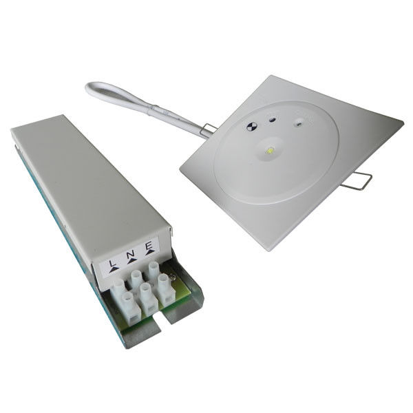 Luce di emergenza per soffitto commerciale ricaricabile con batterie di riserva 1W SMD LED bianco EL1-1AN