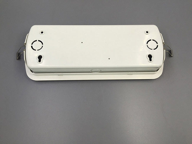 Luce di emergenza a LED da incasso per soffitto commerciale, funzionante a batteria, con autonomia di 3 ore e batteria di riserva L119N-B