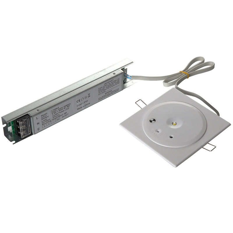 Plafoniera LED di Emergenza IP20 1W SMD Batteria Ni-Cd 3 Ore EL104N-1