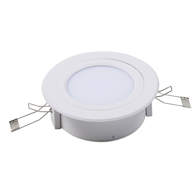 Luce di Emergenza a Incasso LED da Soffitto 3W con Cassa in ABS 60Hz 5pz Batteria Ni-Cd SMD L128N