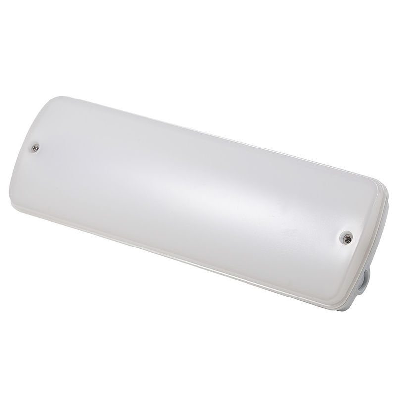 Luce di emergenza impermeabile a LED IP65 per luoghi umidi, durata 3 ore, batteria Ni-Cd L121N