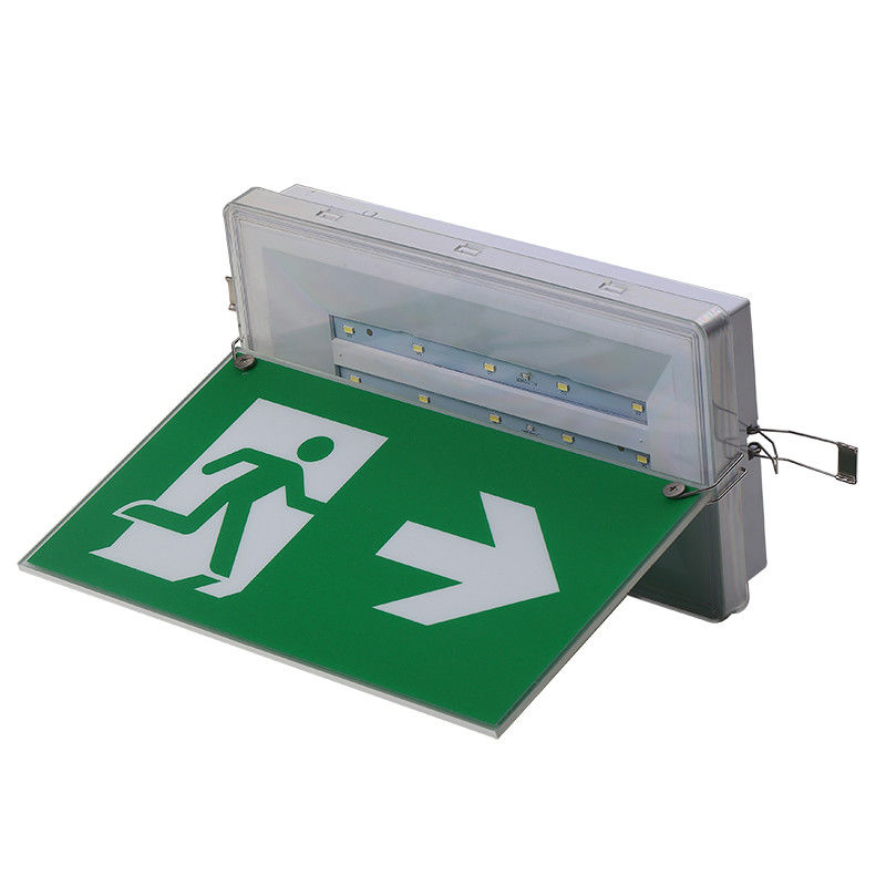 Segnale di uscita LED 5W Lampada di emergenza impermeabile IP65 220V 240V Ni Cd Batteria Lampada L212N