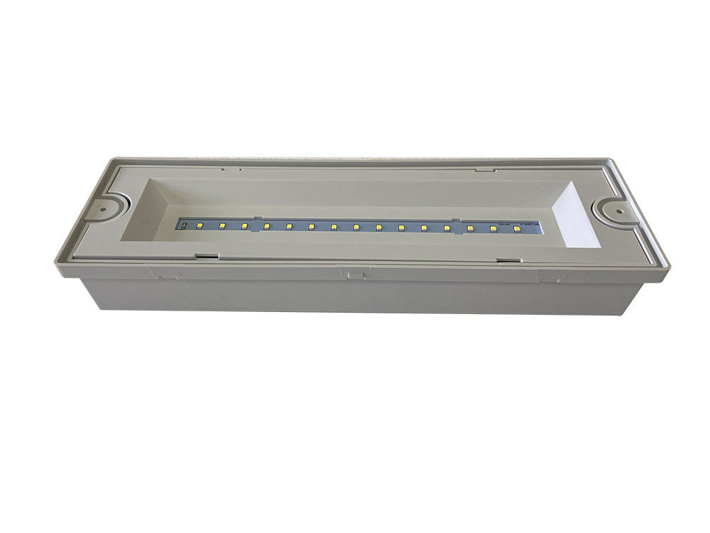 7.5W Localizzazione bagnata Lampada di emergenza LED impermeabile IP65 Outdoor ABS PC Diffusore L130MN