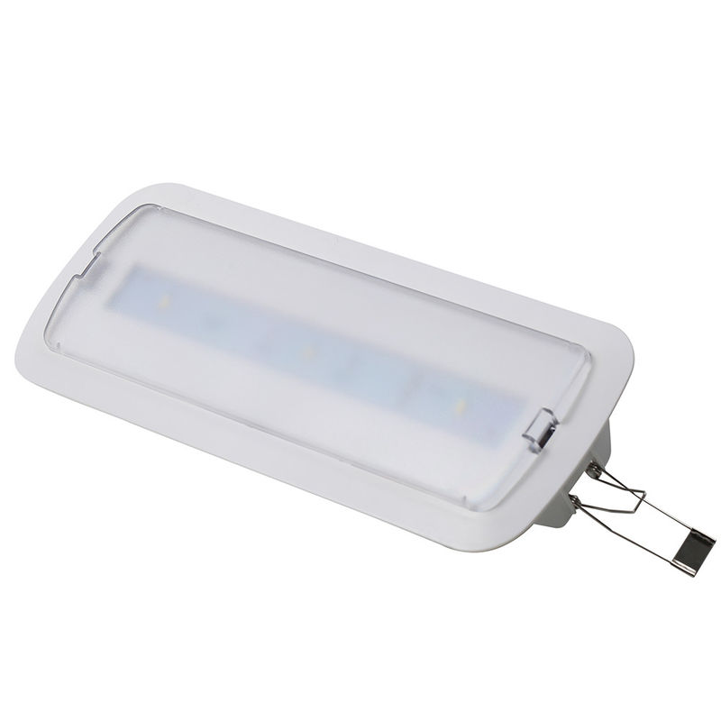 3 pezzi Luce di emergenza da incasso a LED SMD 5730 con batteria Ni-Cd 3.6V 0.6Ah per una durata superiore a 3 ore