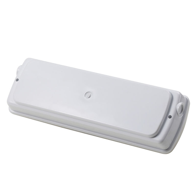 Luce di emergenza commerciale ricaricabile impermeabile IP65 per esterni in zone umide, copertura lattiginosa, 220V L121MN