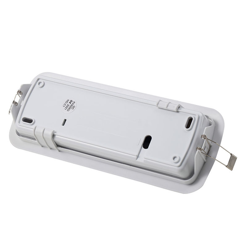 3 pezzi Luce di emergenza da incasso a LED SMD 5730 con batteria Ni-Cd 3.6V 0.6Ah per una durata superiore a 3 ore