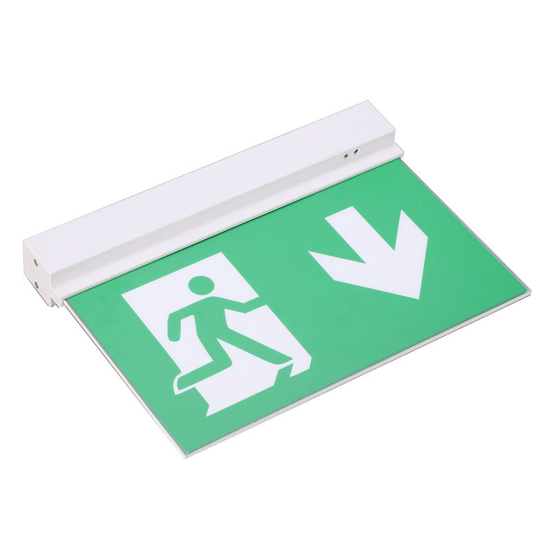Segnaletica di Uscita di Emergenza a LED a Doppia Faccia con Batteria Li-Ion 3.7V 1.5Ah L701M