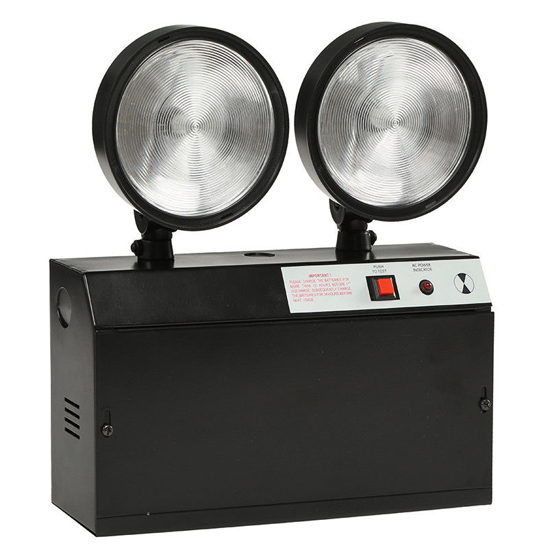 Luce di emergenza a doppio spot LED Durata batteria 3 ore Tempo di ricarica 24 ore L105N