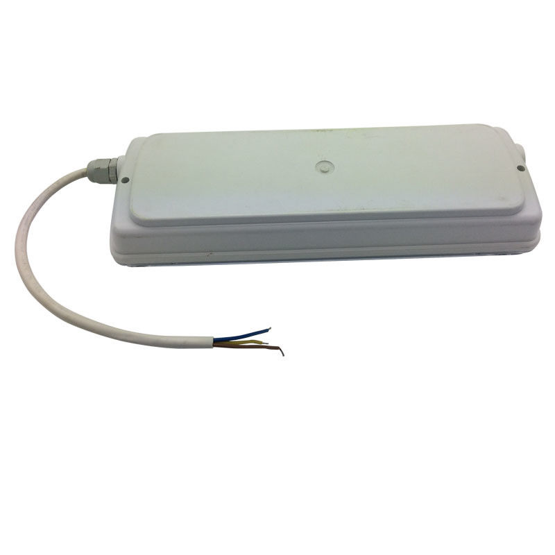 Lampada di emergenza impermeabile per paratie, ricaricabile, IP65, plastica, Ni-Cd con batteria di riserva 3 ore L116N-E