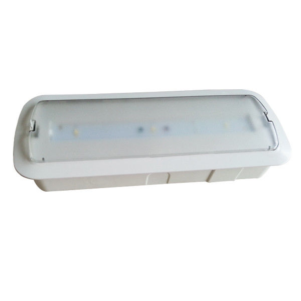 Luce di emergenza a LED da incasso industriale da parete con batteria di riserva e custodia in ABS ignifugo L116M-C