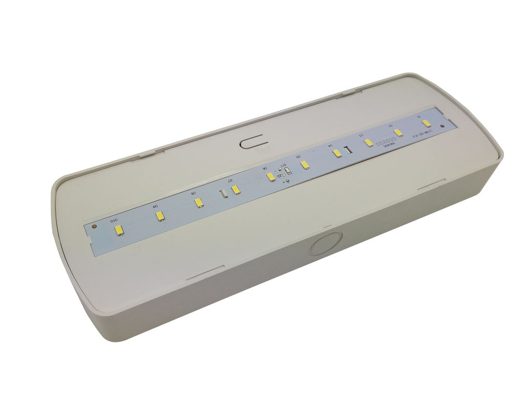 Luce di emergenza a LED da incasso a soffitto a batteria con ABS ignifugo e durata di 3 ore