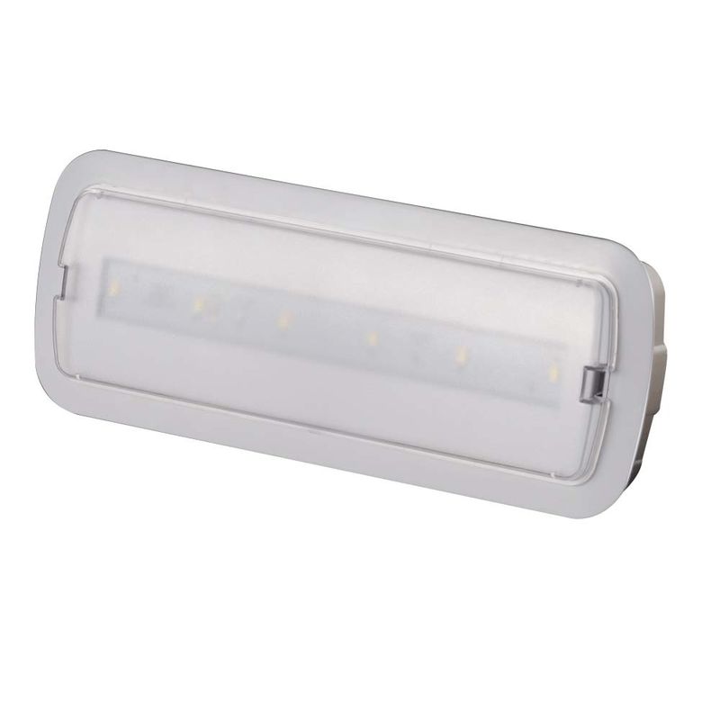 Lampada di emergenza a LED omologata CE 6500K 3 ore di backup SMD 5730 220V 240V IP20