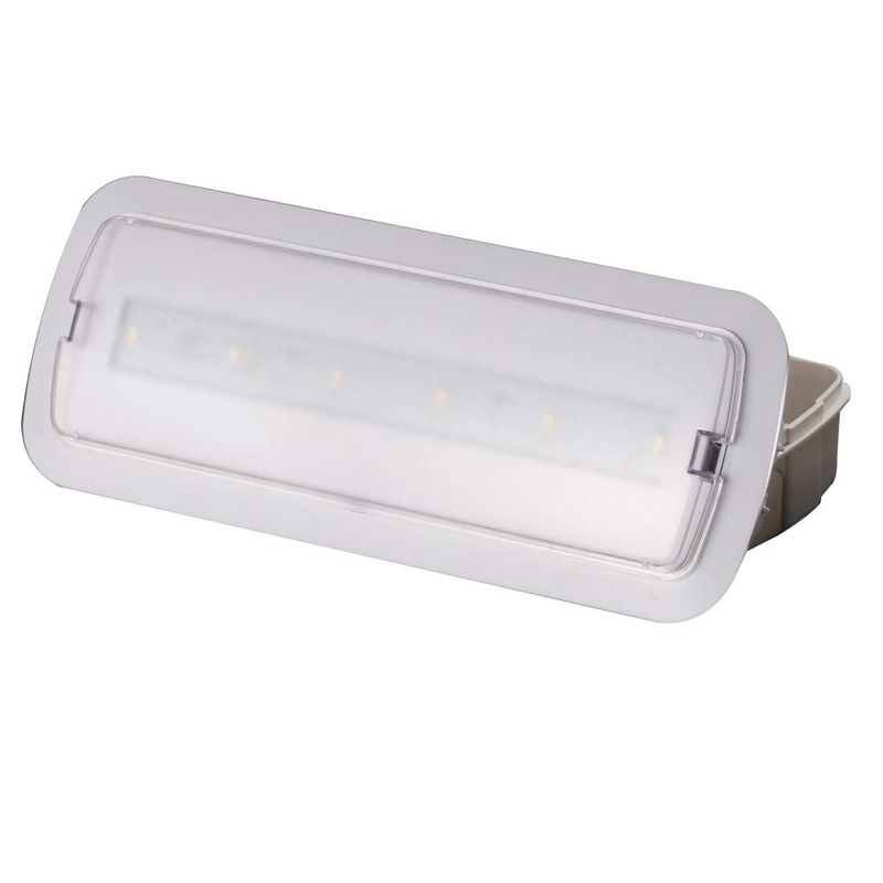 Lampada di emergenza a LED omologata CE 6500K 3 ore di backup SMD 5730 220V 240V IP20