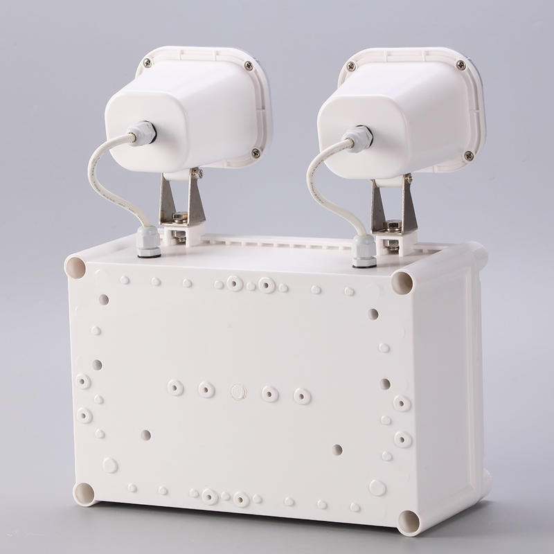 Alta luminosità 2x6W LED Twin Spot Emergency Light 3 anni di garanzia 50000 ore di durata