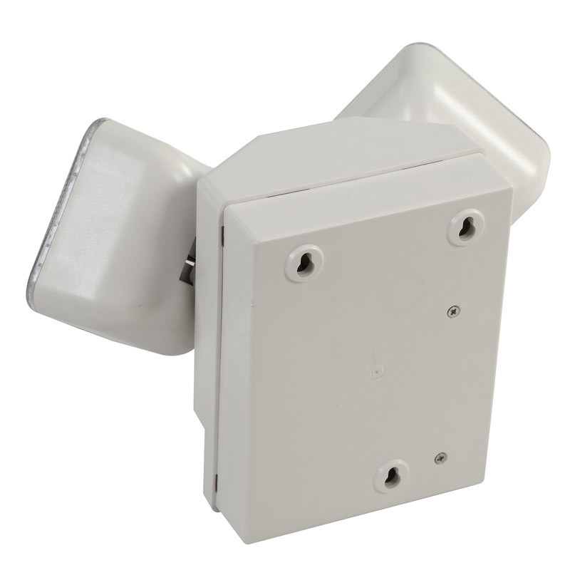 Luce di emergenza LED 6W Twin Spot 6500K 3.6V Batteria Ni-Cd 3.0Ah Involucro in PC IP20
