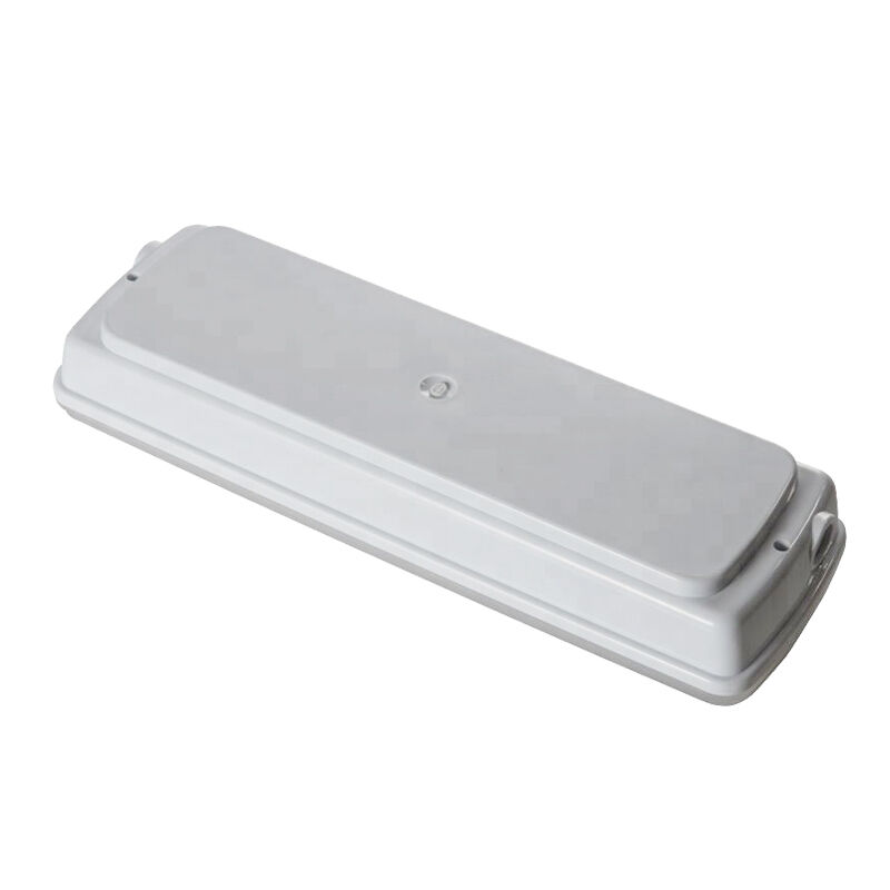 Luce di emergenza a LED industriale IP65 impermeabile per zone umide, esterno, backup 3 ore Ni-Cd