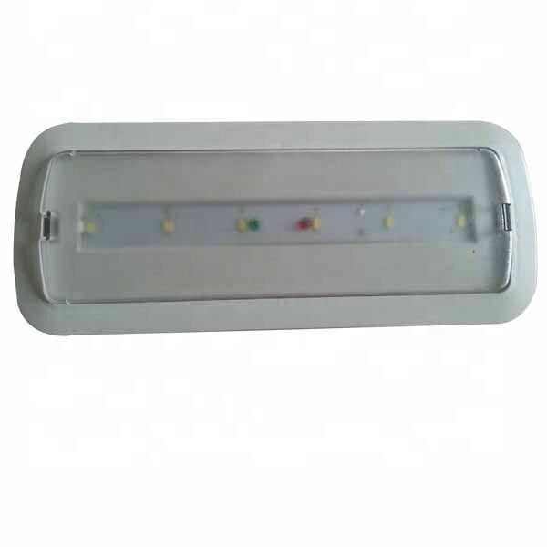 Luce di emergenza a LED da incasso a soffitto da 3W montata a parete, ricaricabile, con batteria di riserva da 180 minuti