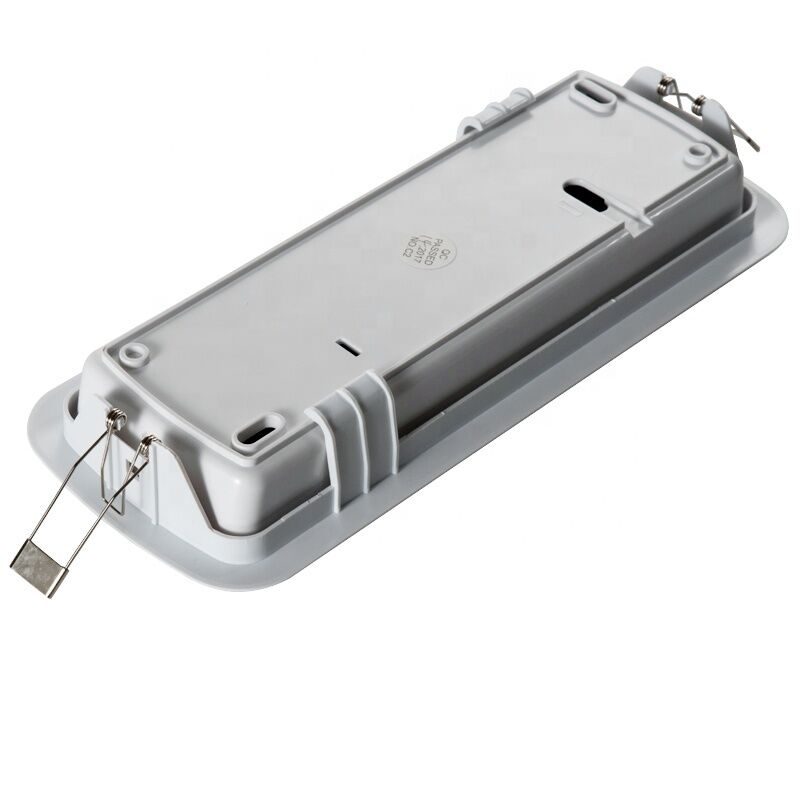 Luce d'emergenza ricaricabile a LED da 3 W montata a parete e al soffitto con garanzia di 3 anni e 180 minuti di backup