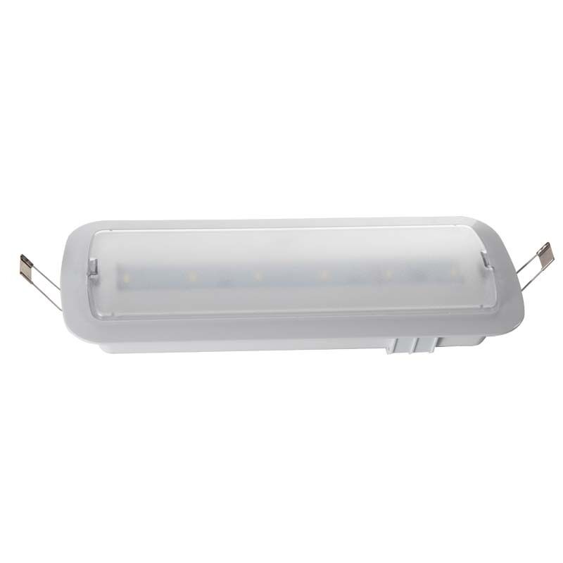 LED soffitto inserito segnale di uscita di emergenza luce batteria Ni-Cd 3 anni di garanzia 6500K