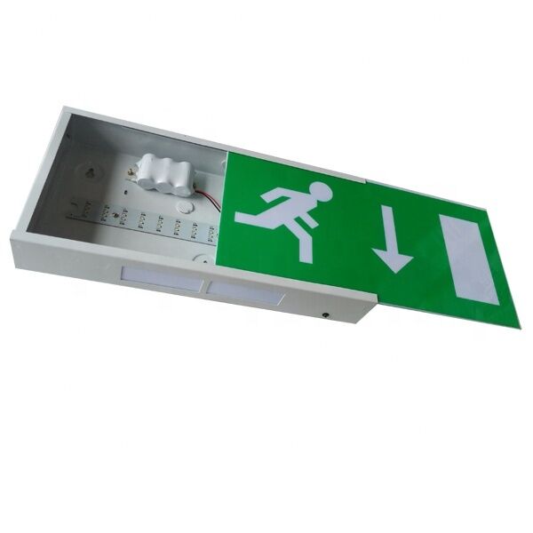 Segnale di uscita di emergenza a LED da 3 W con 3 anni di garanzia e 180 minuti di tempo di emergenza Luce di emergenza a LED ricaricabile