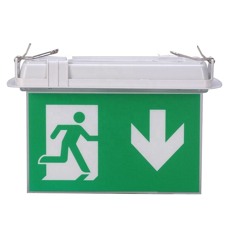Segnale di Uscita a Doppia Faccia Batteria Ni-Cd 6 Pz SMD 5730 LED Illuminazione di Emergenza Garanzia 3 Anni
