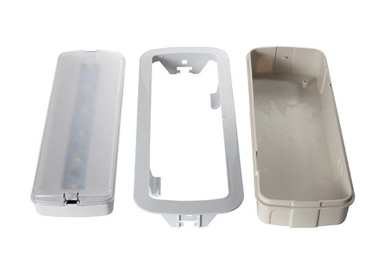 Luce di emergenza a LED da incasso a parete 220V per interni con batteria di riserva, funzionamento 3 ore L116M-C