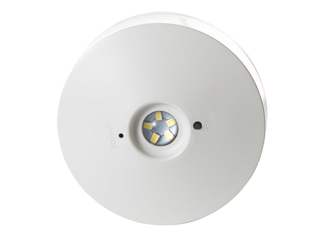 Luce di emergenza a LED ricaricabile IP20 con autonomia di 3 ore e batteria di riserva con pulsante di test L114N