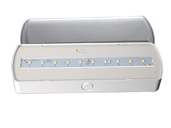Luce d'emergenza LED ABS ignifuga con 10 LED SMD 5730 e batteria Ni-Cd da 3,6 V a 1,8 Ah