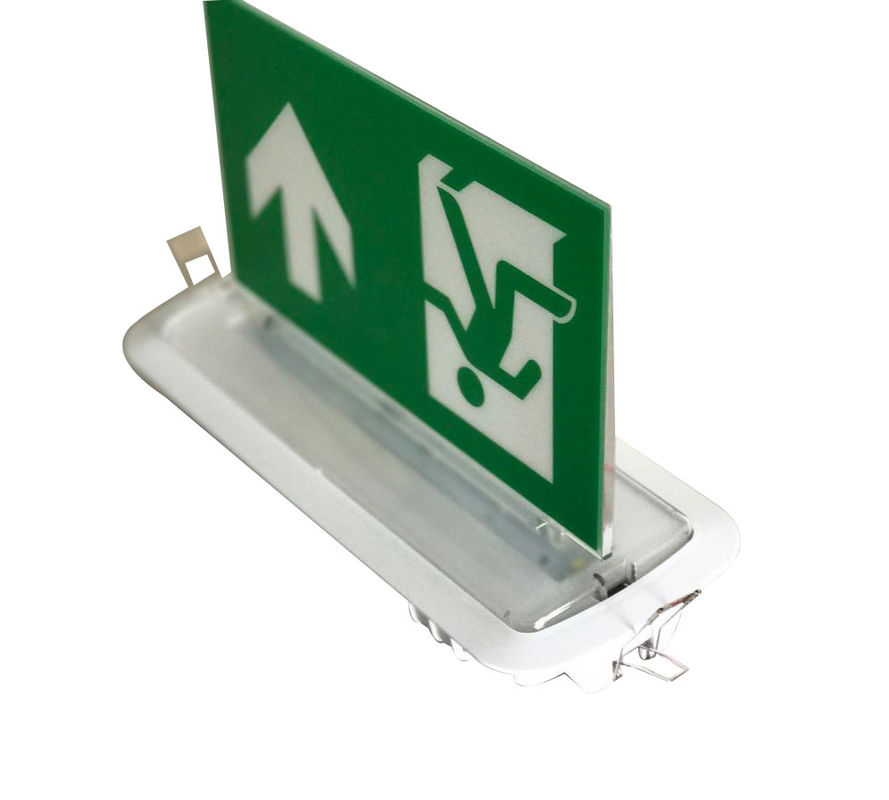 Facile da installare 3 ore LED soffitto inserito segnali di uscita di emergenza con forbici Trepanning stampo