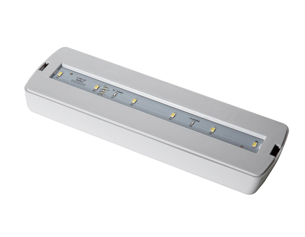 Funzionamento a batteria Copertura ghiacciata LED soffitto intagliato tubi di emergenza luce con batterie di riserva AC Power L116M-B
