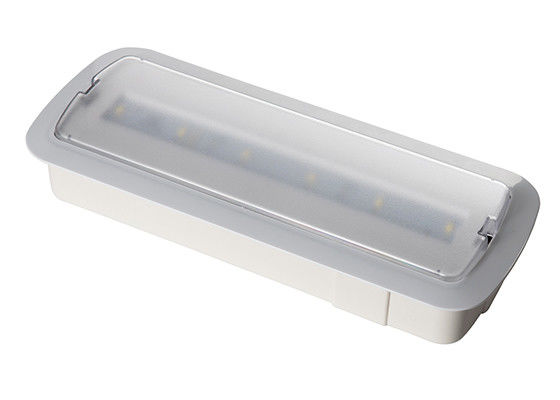 Luce di emergenza a LED da incasso da interno IP20 ricaricabile con batteria di riserva, funzionamento 3 ore