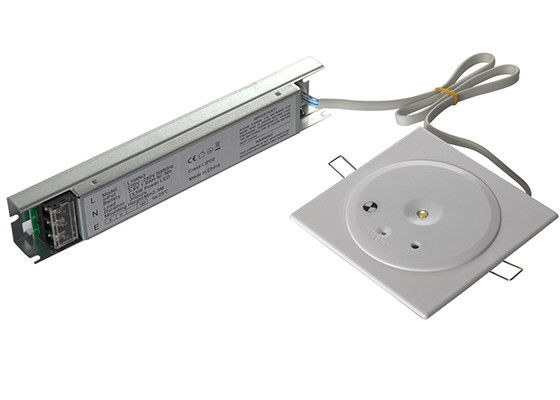 3W 3 Ore di Funzionamento Commerciale LED Soffitto Emergenza Downlight con Batteria di Backup Incassato Lunga Durata
