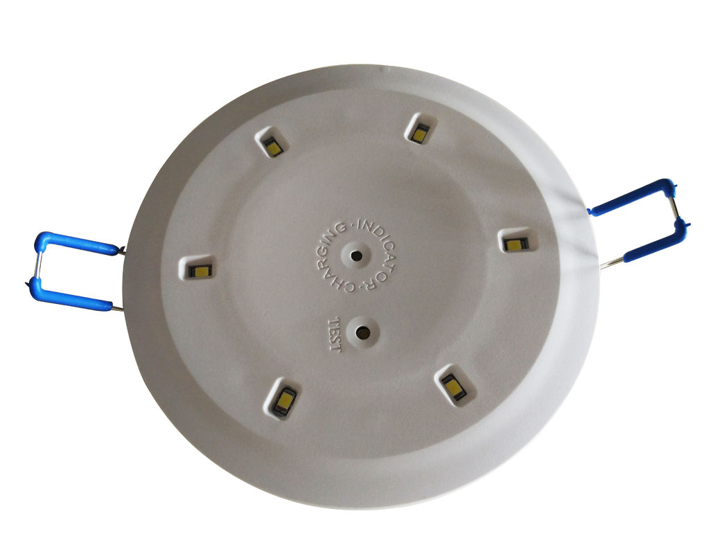 Plafoniera LED da Incasso di Emergenza 3.6V Batteria Ni-Cd Cassa in Acciaio IP20 L117N