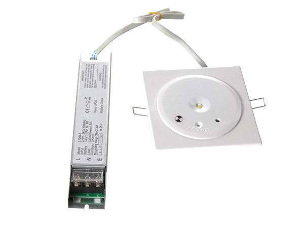 220V luce di emergenza ricaricabile con 180 minuti di funzionamento, cartuccio ABS ignifugo e montato a parete