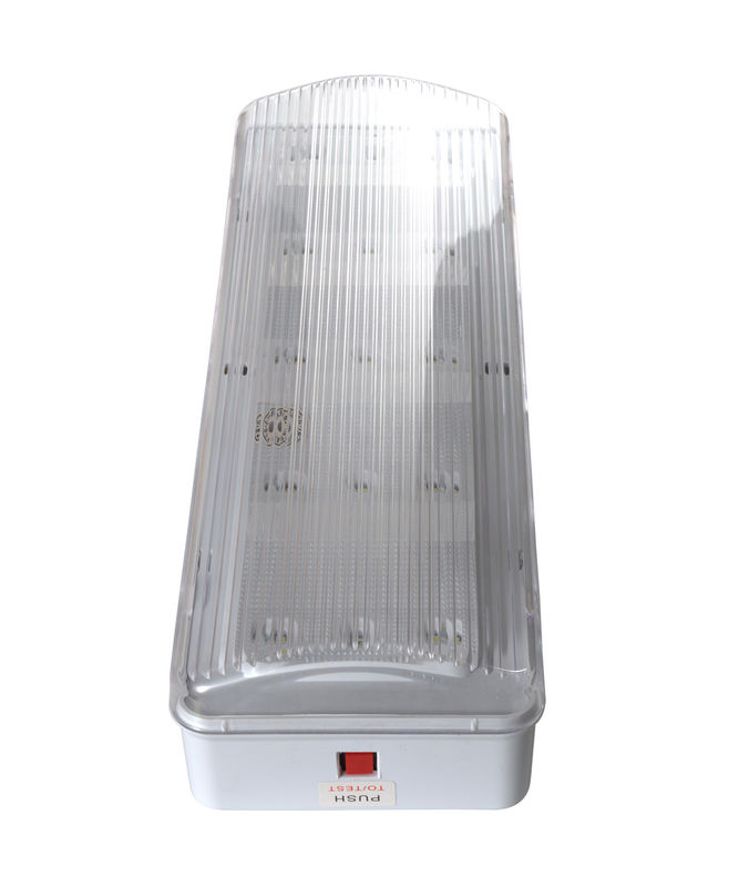 Luce d'emergenza a LED ABS resistente al fuoco con durata di 3 ore e batteria al nichel-cadmio