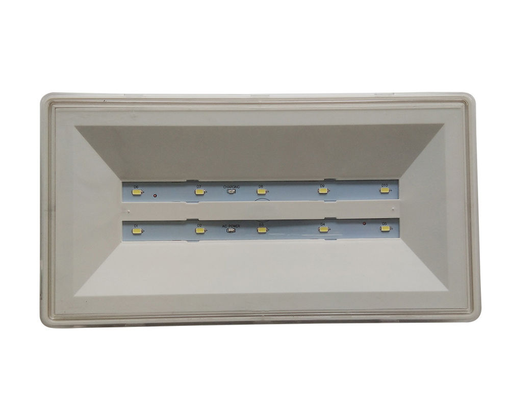 Luce d'emergenza impermeabile IP65 220V 240V LED ABS ricaricabile