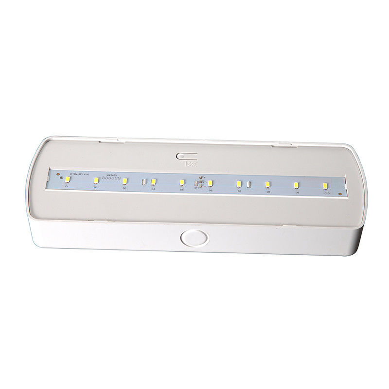 Luce a LED ricaricabile di emergenza con batteria Ni-Cd e ABS antincendio per 3 ore