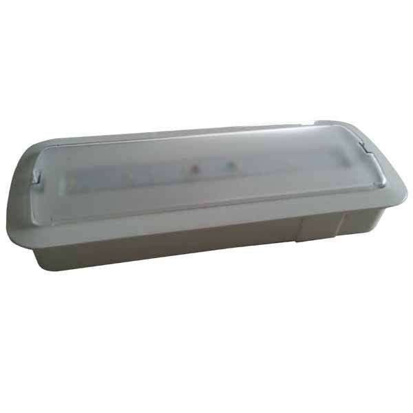 Luce di emergenza da incasso a parete a LED SMD 5730 ricaricabile per esterni con batteria di backup Ni-Cd L116N-C1