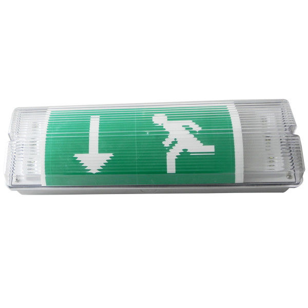 Luce di emergenza a LED non mantenuta con custodia in ABS ignifugo, impermeabile IP65 e durata di 3 ore