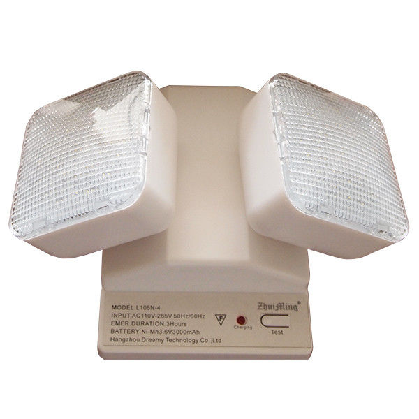Lampada di emergenza a doppio punto a LED montata a parete 3.6V batteria Ni-Cd IP20 TL030CN